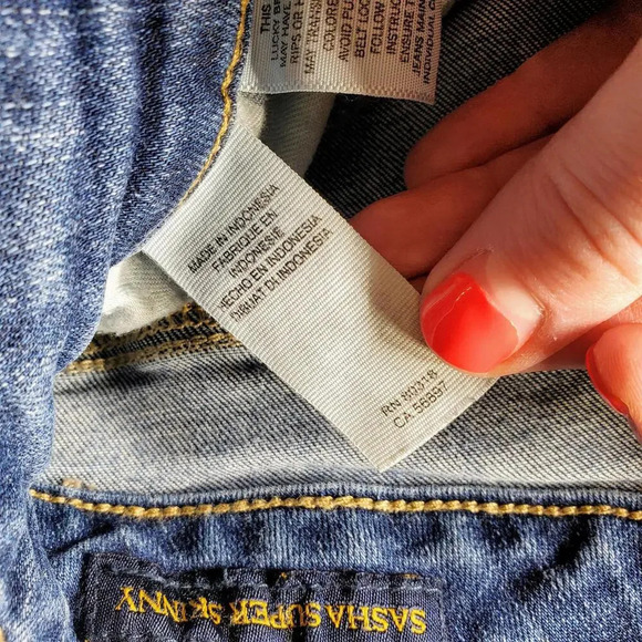 Lucky Brand Size 2/26 Sasha Super Skinny Medium Wash Denim Jeans NWOT - Picture 15 of 15